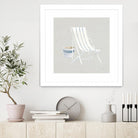 Serene Seaside III Tan by James Wiens on GIANT ART - multi coastal & nautical beach