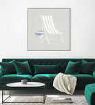 Serene Seaside III Tan by James Wiens on GIANT ART - multi coastal & nautical beach
