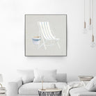 Serene Seaside III Tan by James Wiens on GIANT ART - multi coastal & nautical beach