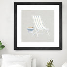 Serene Seaside III Tan by James Wiens on GIANT ART - multi coastal & nautical beach