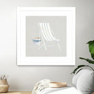 Serene Seaside III Tan by James Wiens on GIANT ART - multi coastal & nautical beach