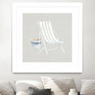 Serene Seaside III Tan by James Wiens on GIANT ART - multi coastal & nautical beach