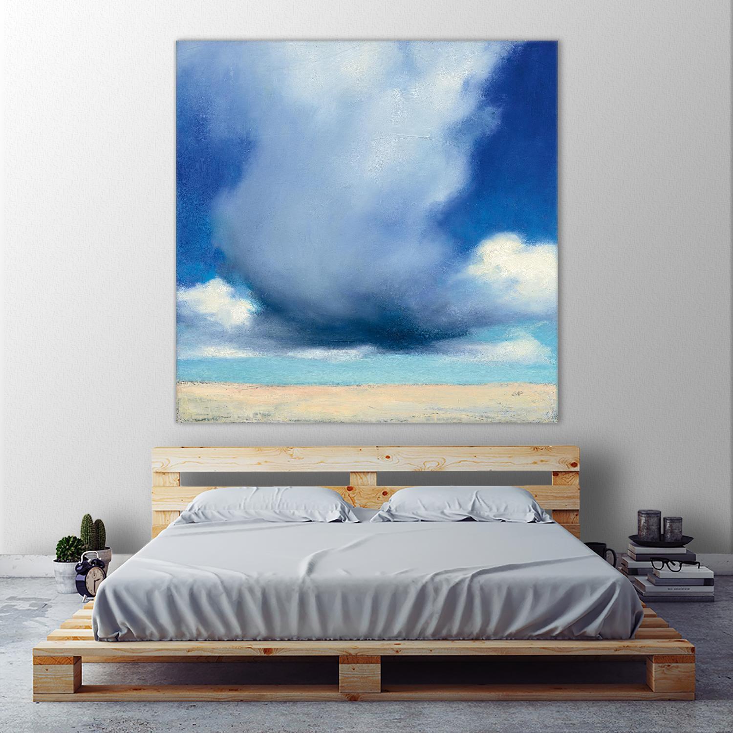 Beach Clouds I by Julia Purinton on GIANT ART - multi coastal & nautical beaches