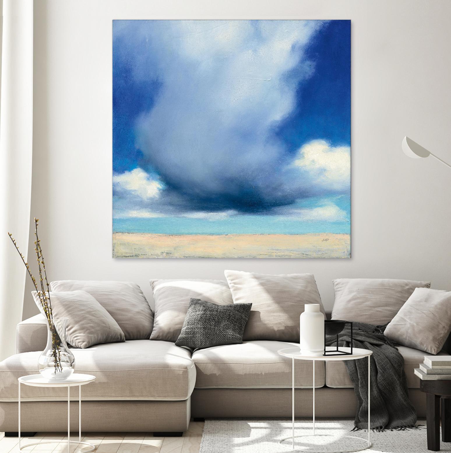 Beach Clouds I by Julia Purinton on GIANT ART - multi coastal & nautical beaches