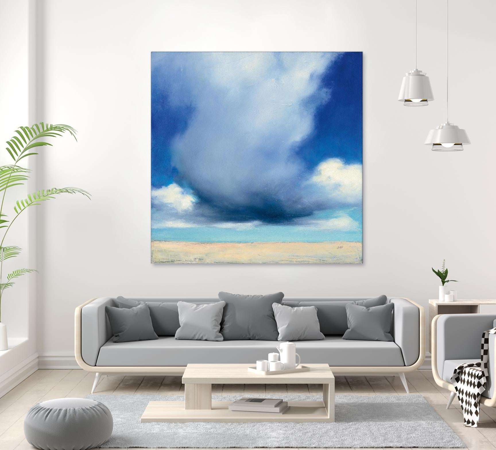 Beach Clouds I by Julia Purinton on GIANT ART - multi coastal & nautical beaches