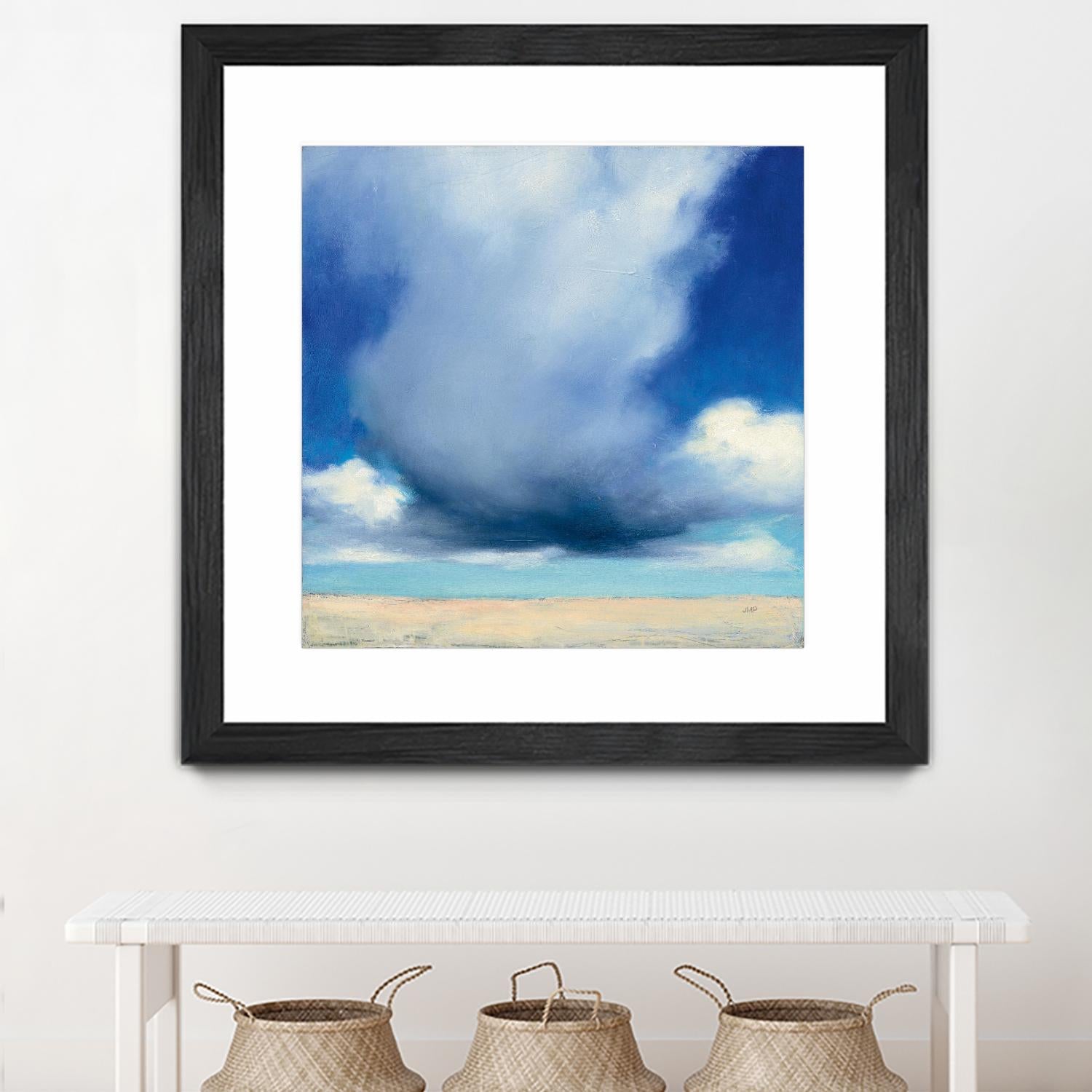 Beach Clouds I by Julia Purinton on GIANT ART - multi coastal & nautical beaches
