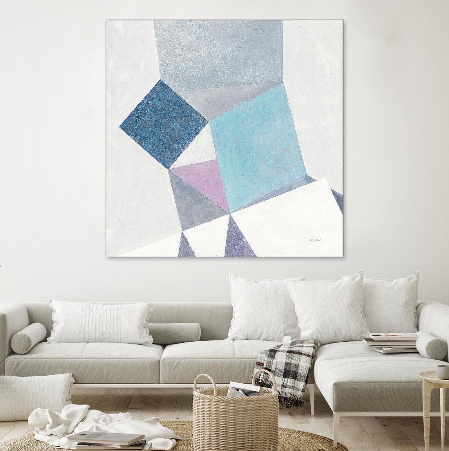 Bay Bridge V1 by Terri Burris on GIANT ART - whites & creams abstract abstract