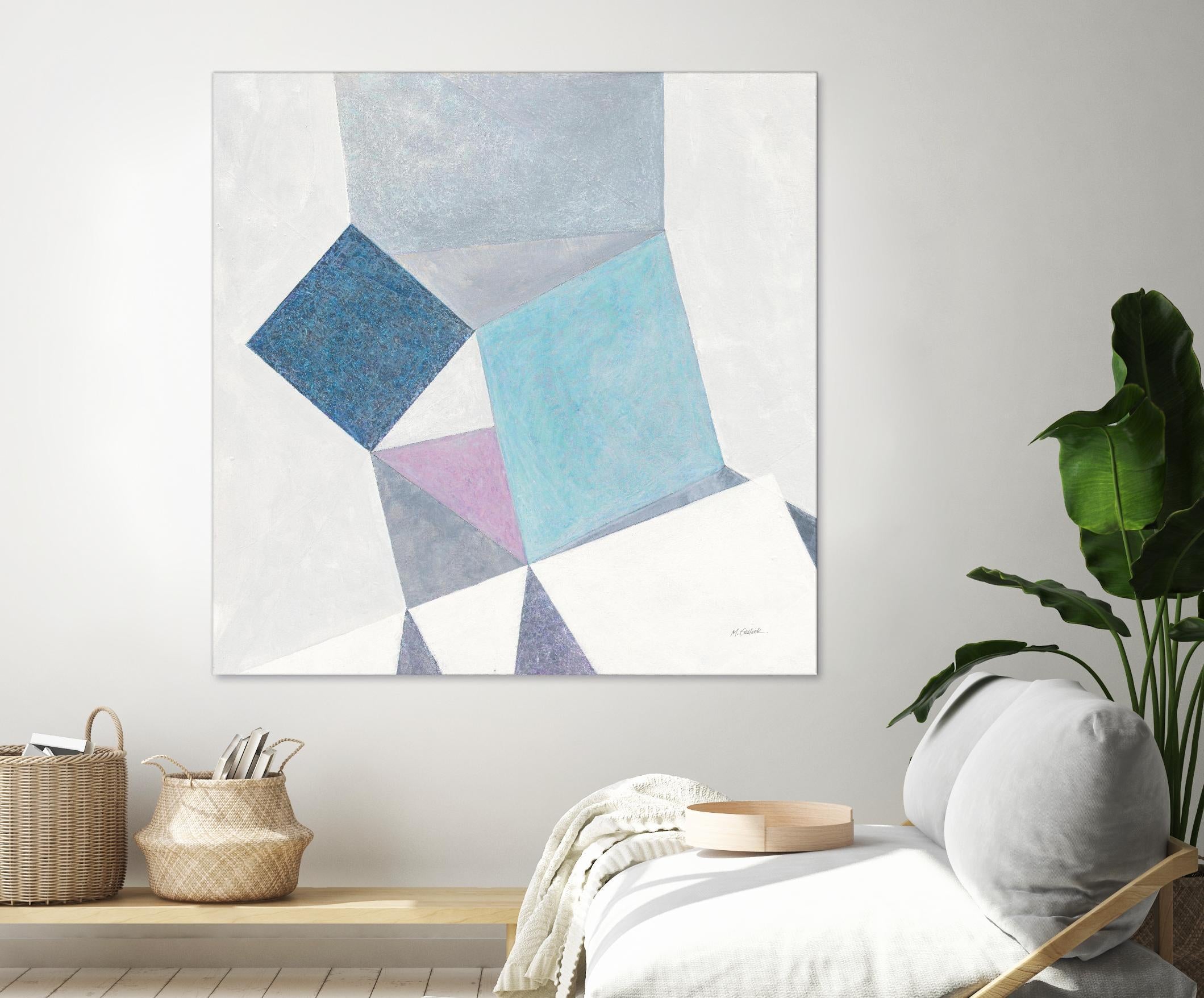 Bay Bridge V1 by Terri Burris on GIANT ART - whites & creams abstract abstract