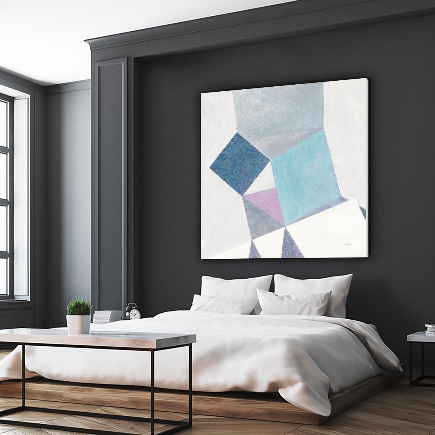 Bay Bridge V1 by Terri Burris on GIANT ART - whites & creams abstract abstract