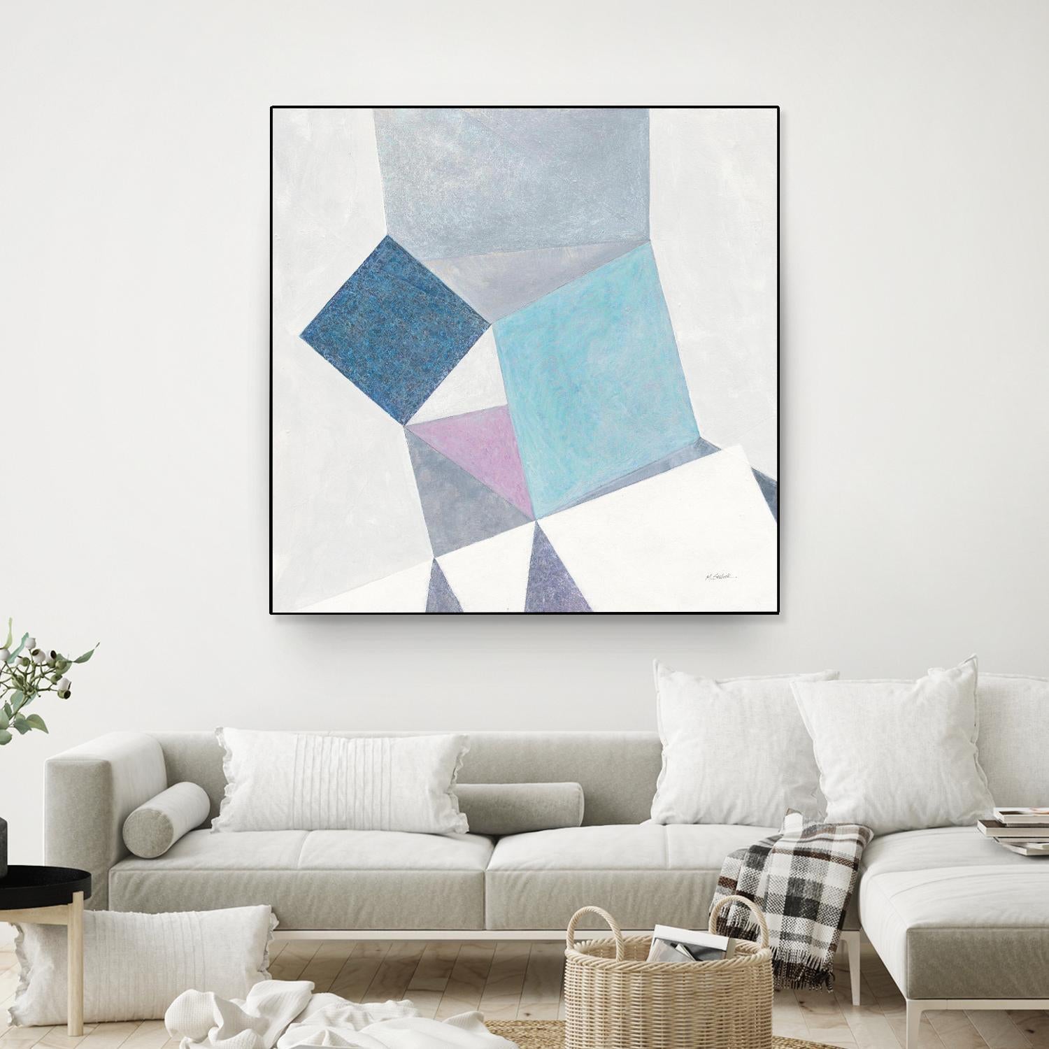 Bay Bridge V1 by Terri Burris on GIANT ART - whites & creams abstract abstract