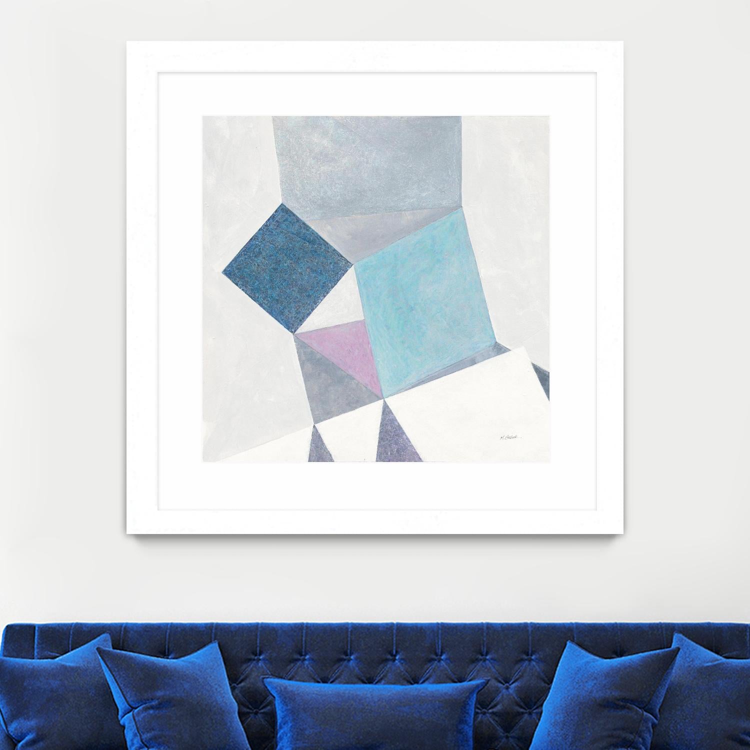 Bay Bridge V1 by Terri Burris on GIANT ART - whites & creams abstract abstract