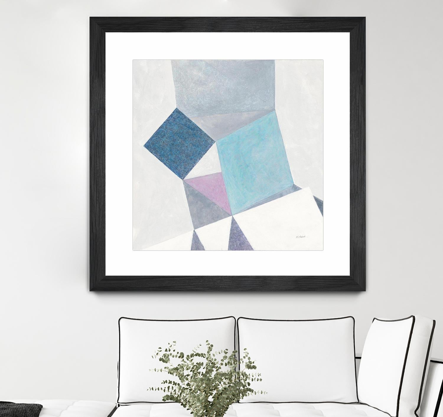 Bay Bridge V1 by Terri Burris on GIANT ART - whites & creams abstract abstract