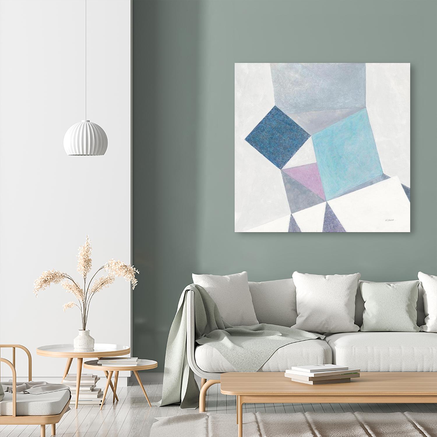 Bay Bridge V1 by Terri Burris on GIANT ART - whites & creams abstract abstract