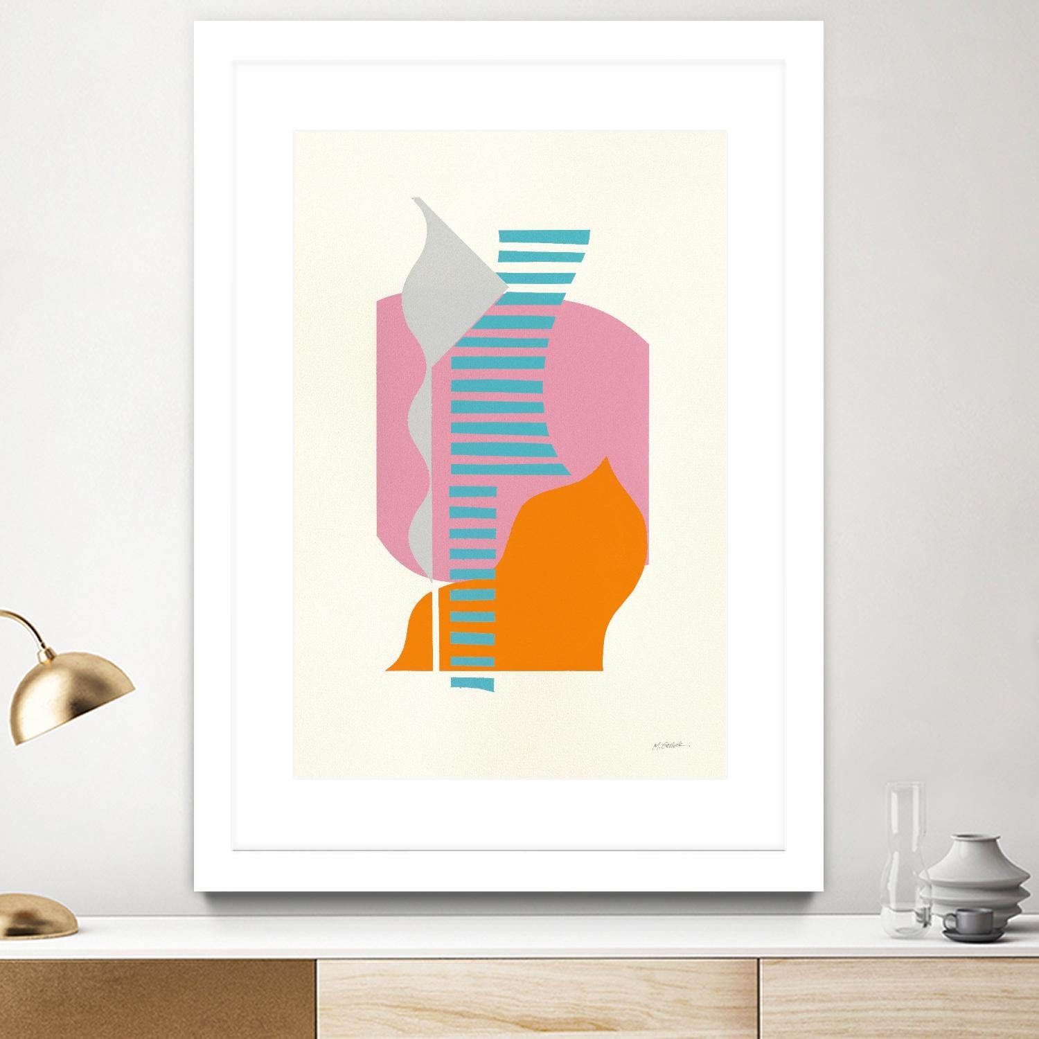 Boardwalk by Mike Schick on GIANT ART - multi abstract abstract