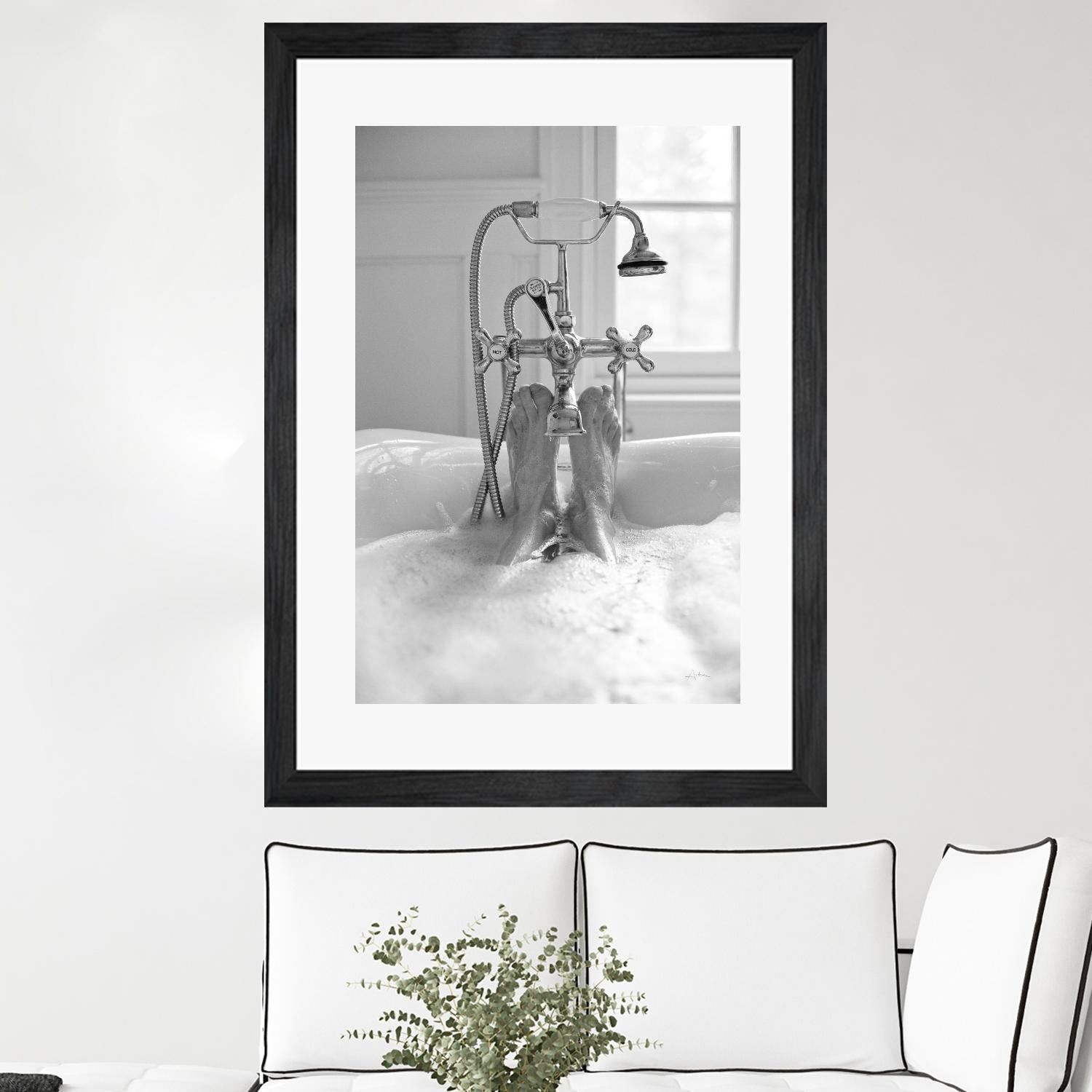 Bubble Bath I by Aledanda on GIANT ART - multi bath & laundry bath