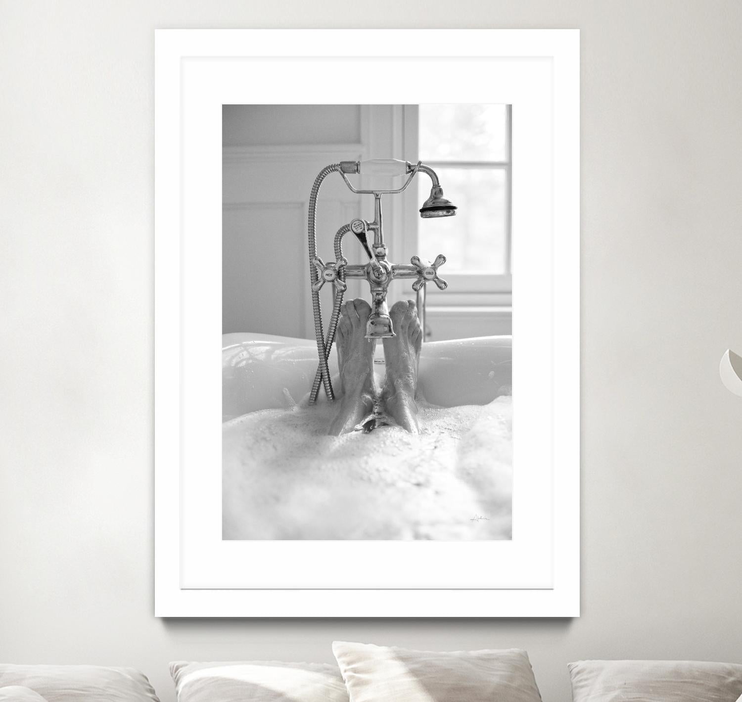 Bubble Bath I by Aledanda on GIANT ART - multi bath & laundry bath