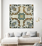 Old World Tile I by Silvia Vassileva on GIANT ART - multi abstract abstract