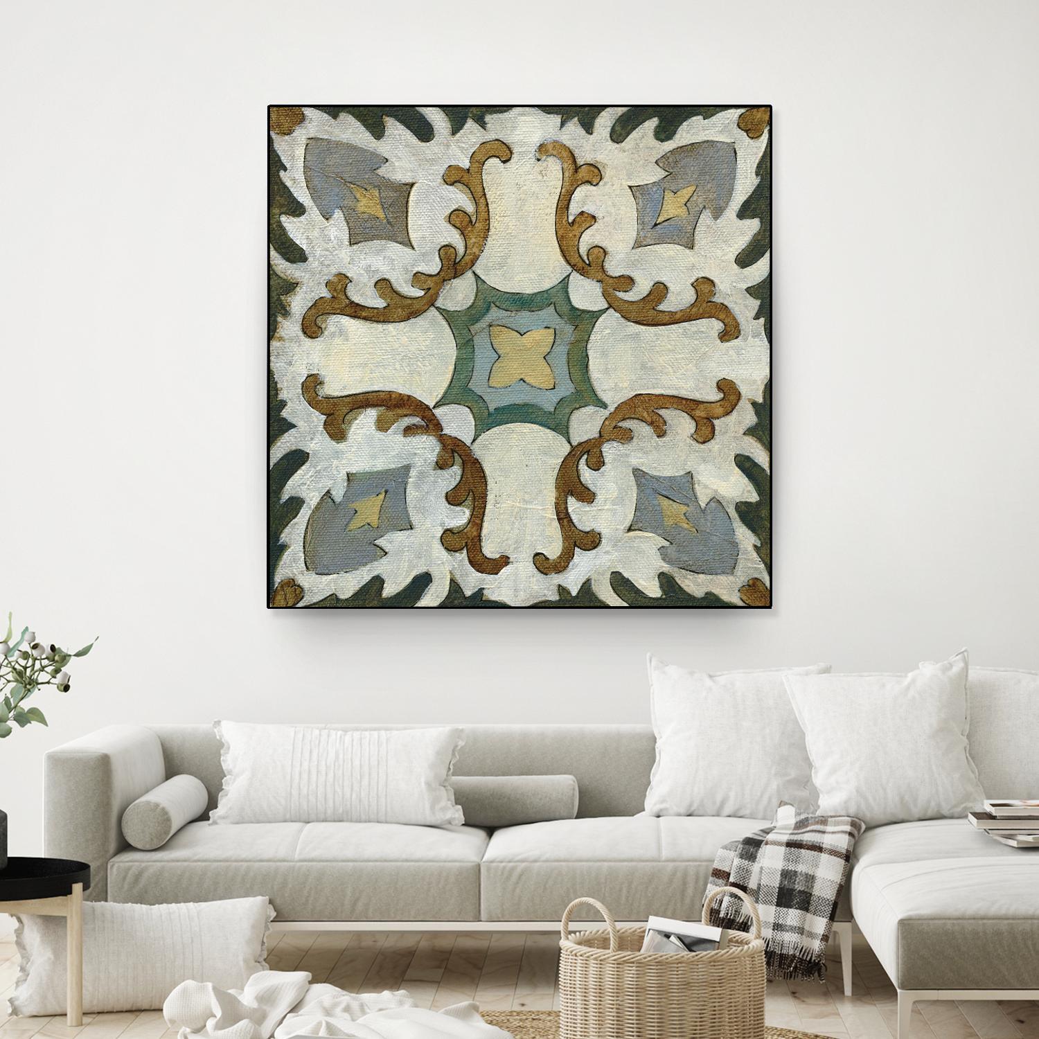 Old World Tile I by Silvia Vassileva on GIANT ART - multi abstract abstract
