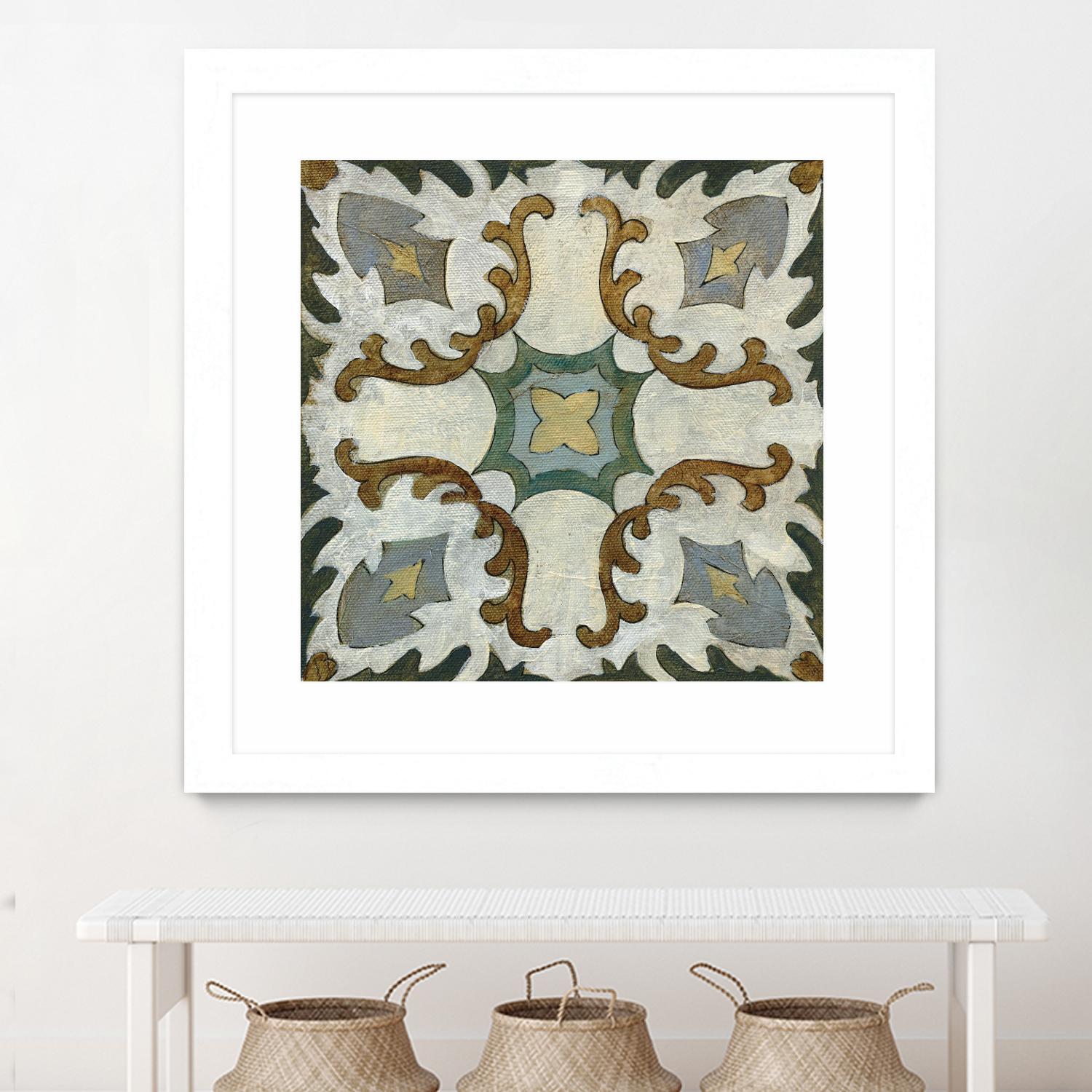 Old World Tile I by Silvia Vassileva on GIANT ART - multi abstract abstract