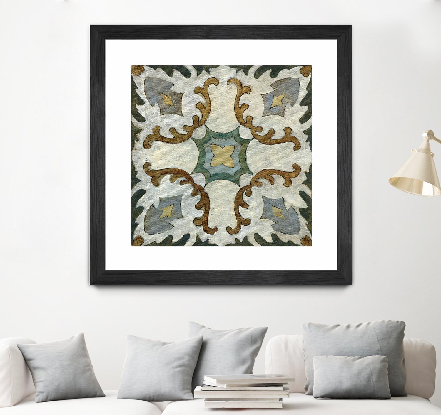 Old World Tile I by Silvia Vassileva on GIANT ART - multi abstract abstract