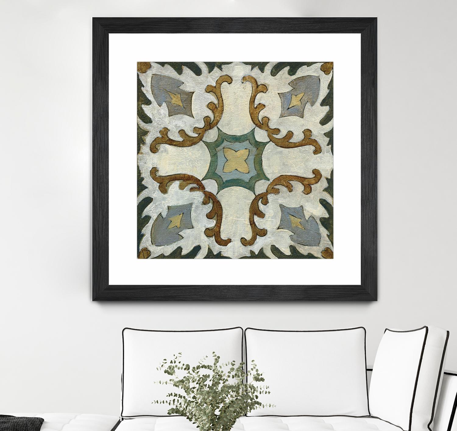 Old World Tile I by Silvia Vassileva on GIANT ART - multi abstract abstract