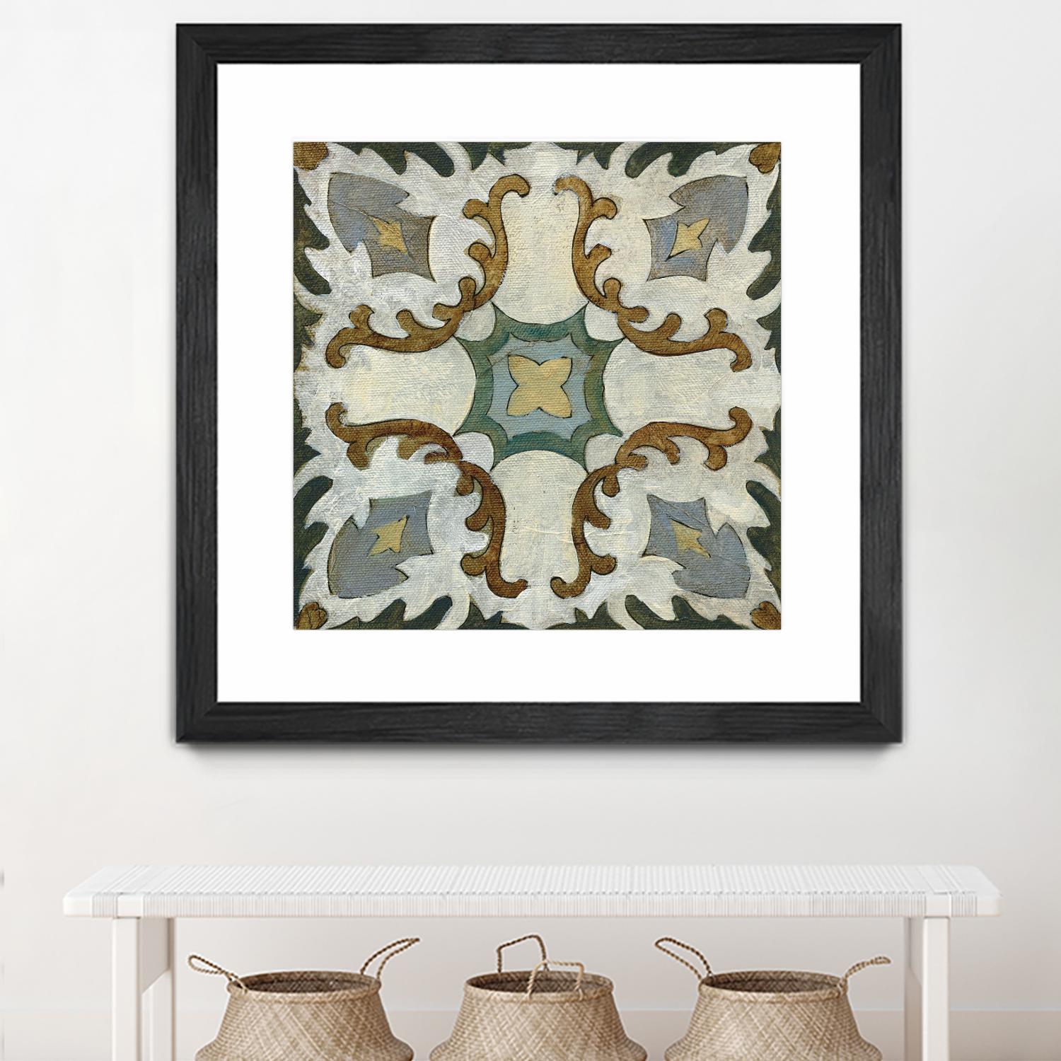 Old World Tile I by Silvia Vassileva on GIANT ART - multi abstract abstract