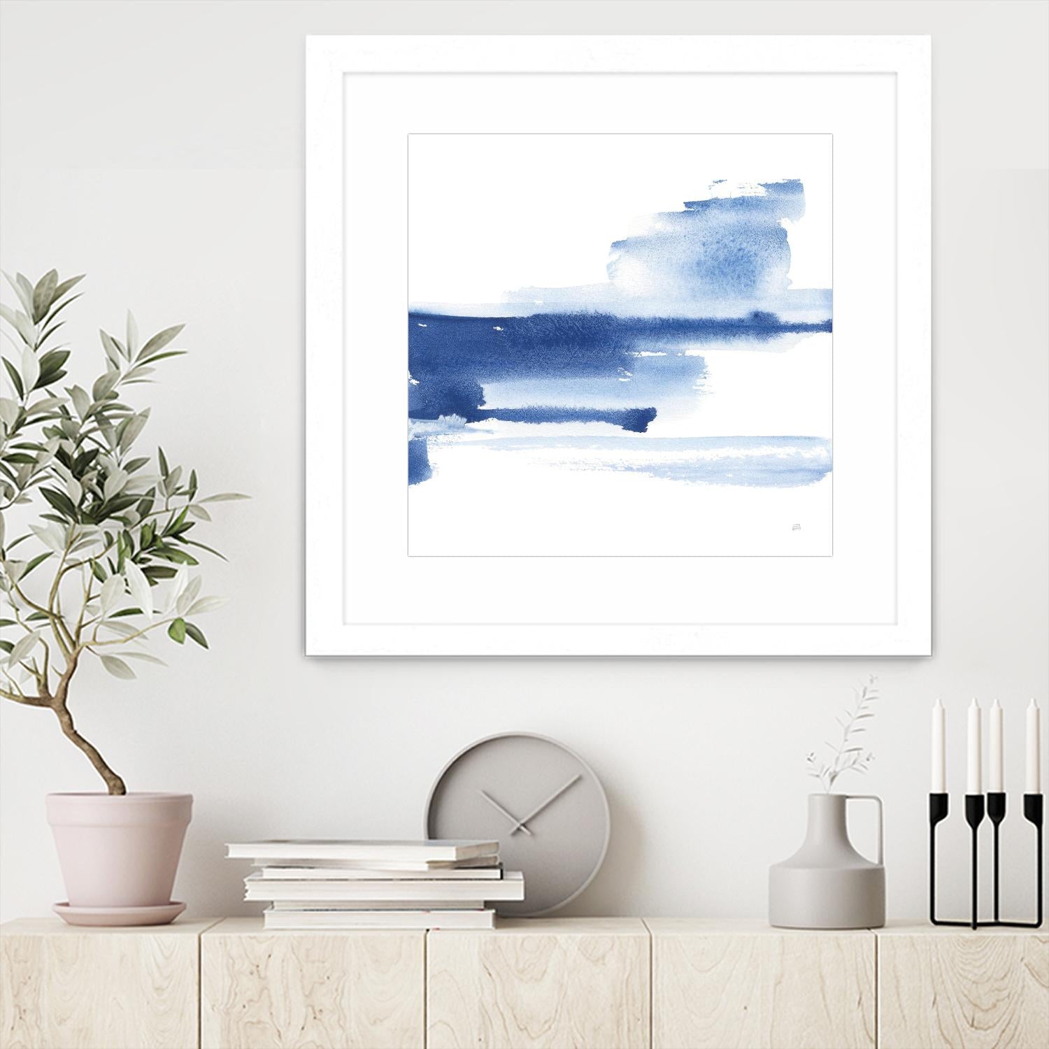 Classic Blue III by Chris Paschke on GIANT ART - abstract abstract