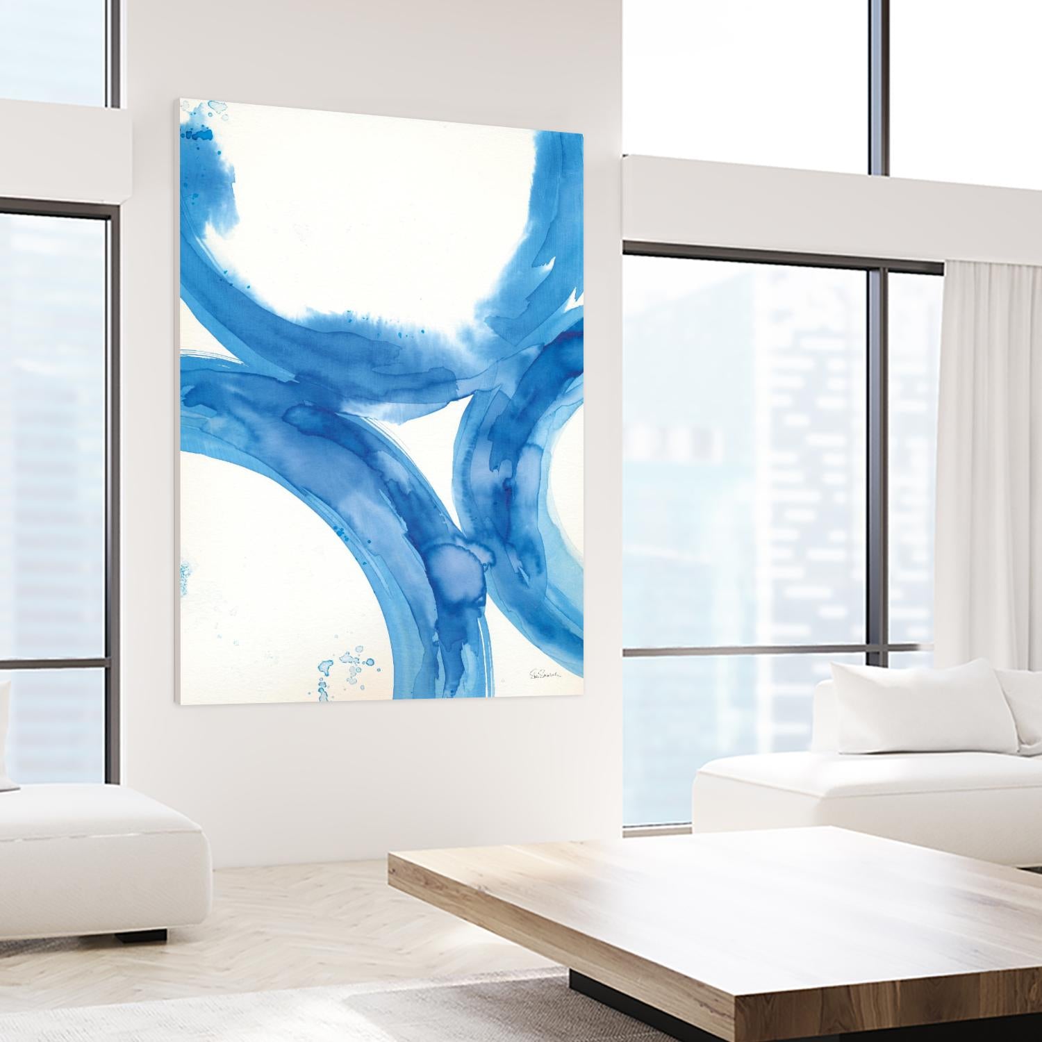 Rings of Water II by Sue Schlabach on GIANT ART - abstract abstract