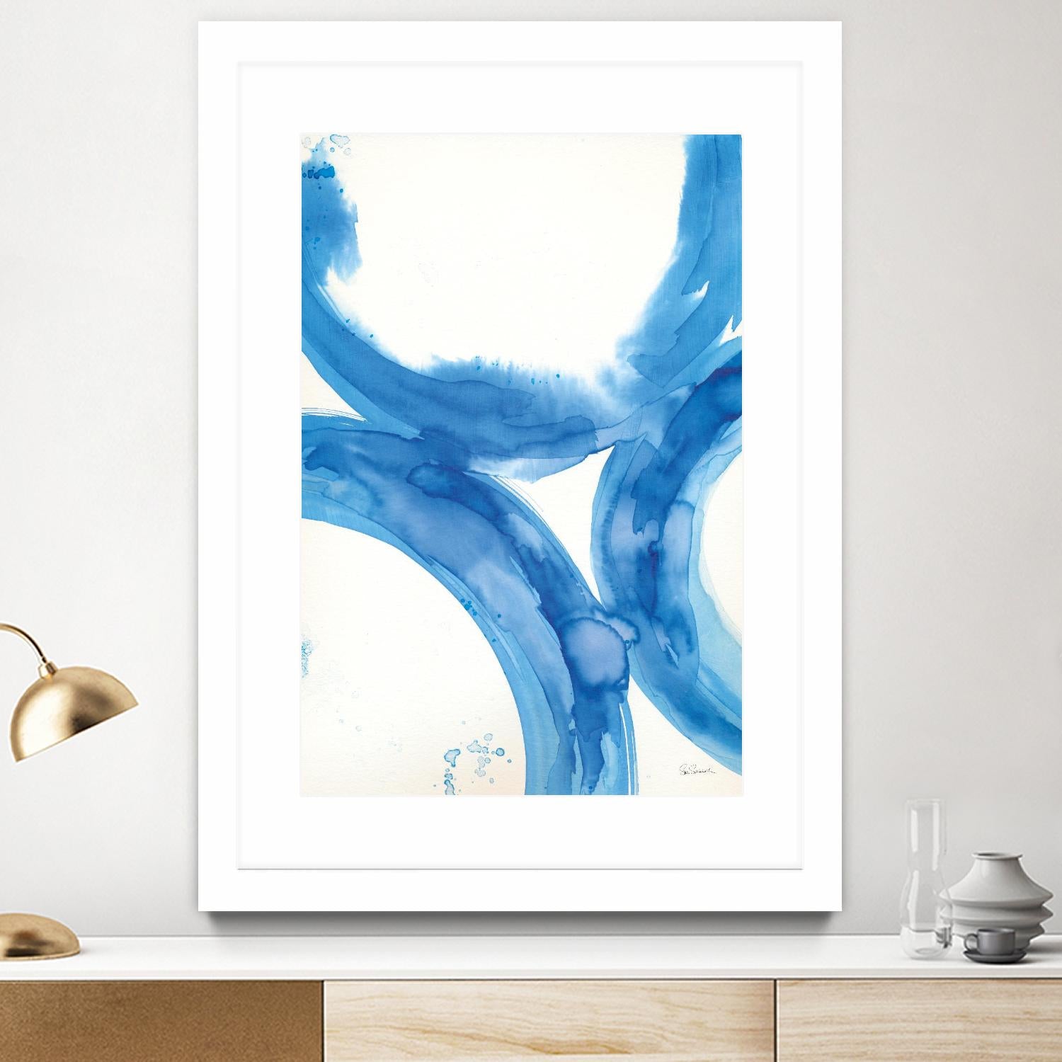 Rings of Water II by Sue Schlabach on GIANT ART - abstract abstract