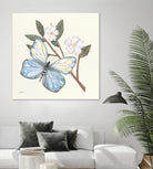 In the Garden Butterfly by Courtney Prahl on GIANT ART - animals black