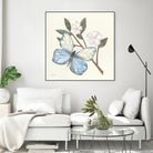 In the Garden Butterfly by Courtney Prahl on GIANT ART - animals black