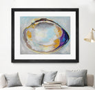 Open Quahog II by Jeanette Vertentes on GIANT ART - blue coastal & nautical seashells