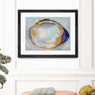 Open Quahog II by Jeanette Vertentes on GIANT ART - blue coastal & nautical seashells