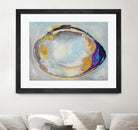 Open Quahog II by Jeanette Vertentes on GIANT ART - blue coastal & nautical seashells