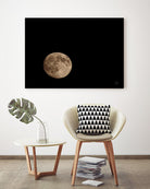 Moon Detail II by Nathan Larson on GIANT ART - black astronomy & celestial moon