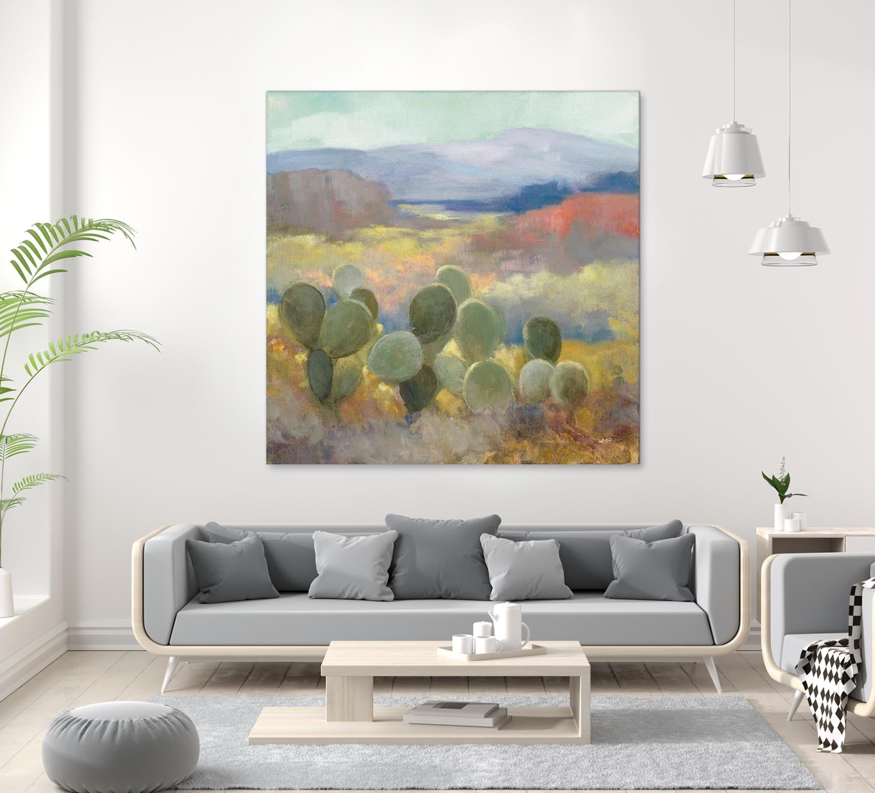 High Desert II by Julia Purinton on GIANT ART - landscape blue