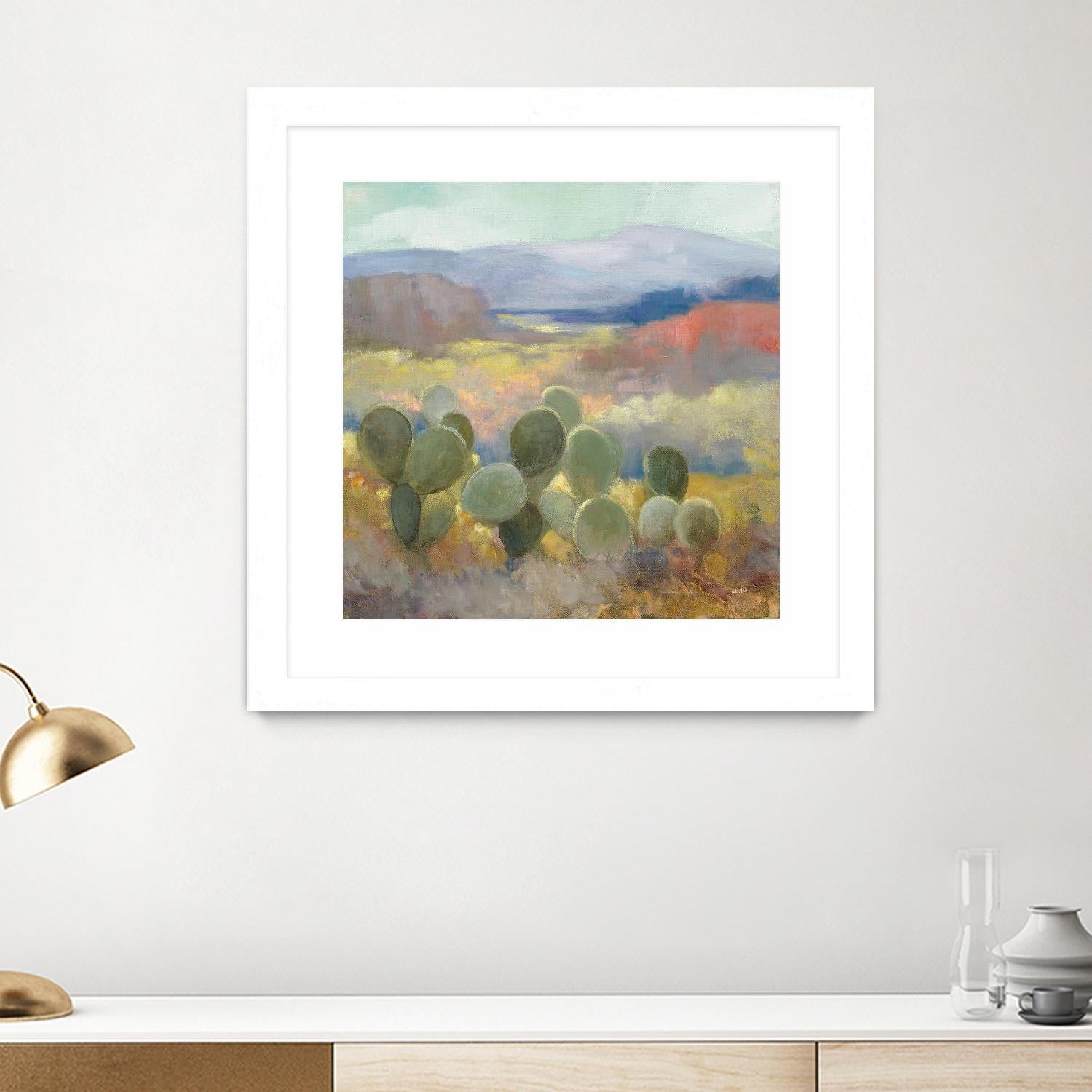 High Desert II by Julia Purinton on GIANT ART - landscape blue