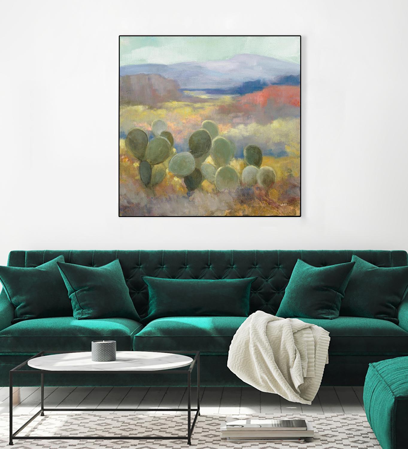 High Desert II by Julia Purinton on GIANT ART - landscape blue