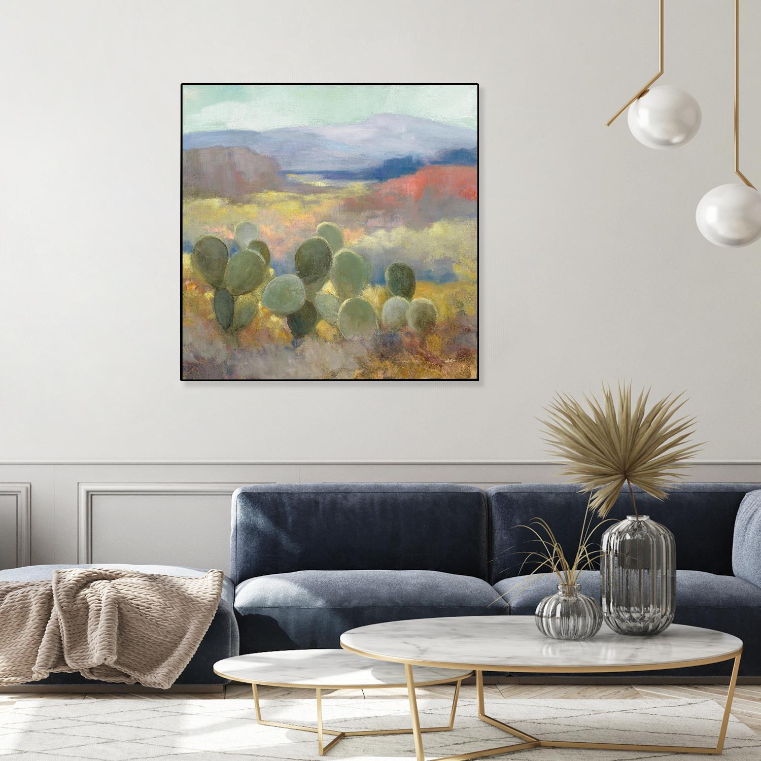 High Desert II by Julia Purinton on GIANT ART - landscape blue