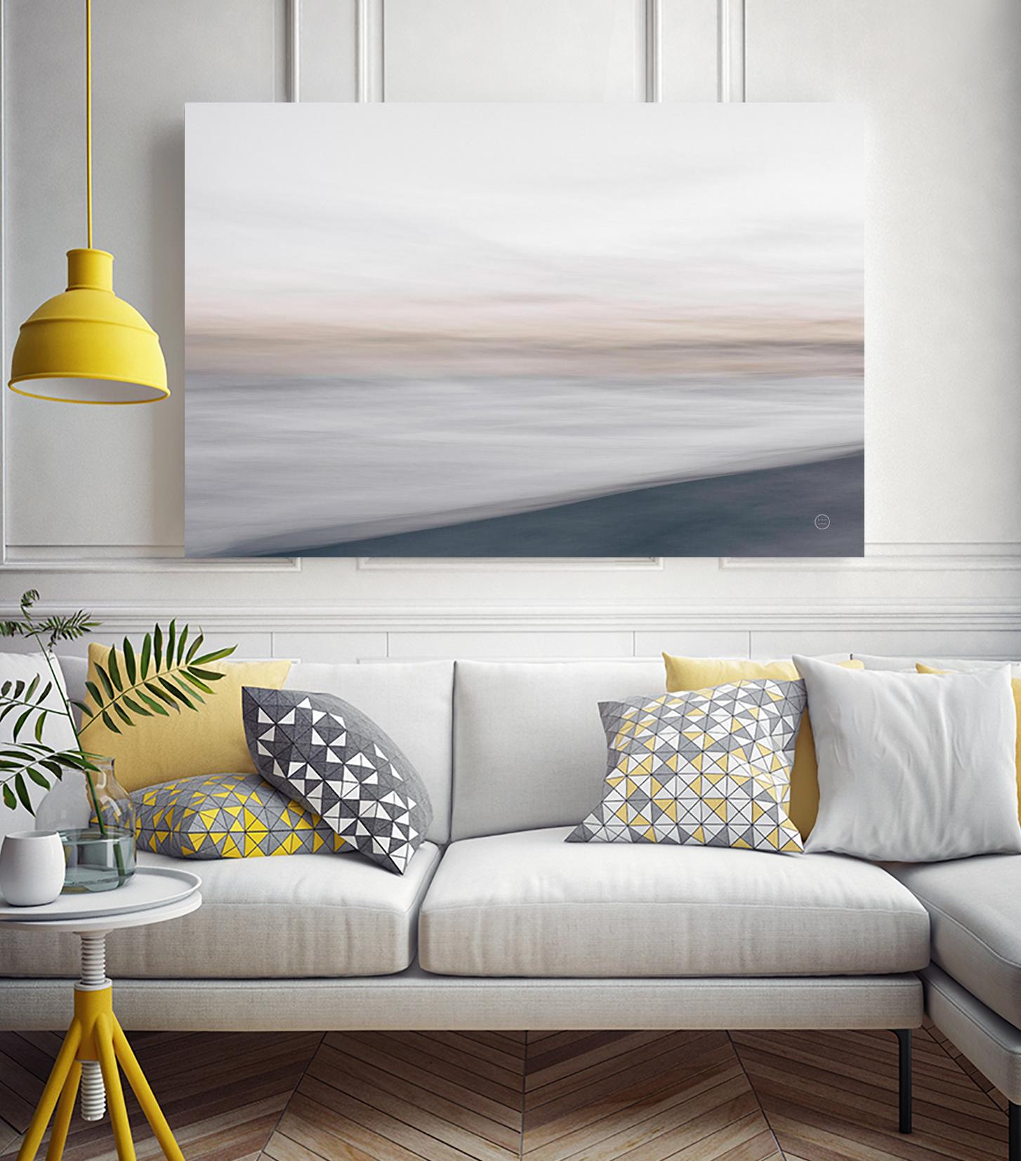 Waves Move Me I by Nathan Larson on GIANT ART - beige coastal & nautical waves