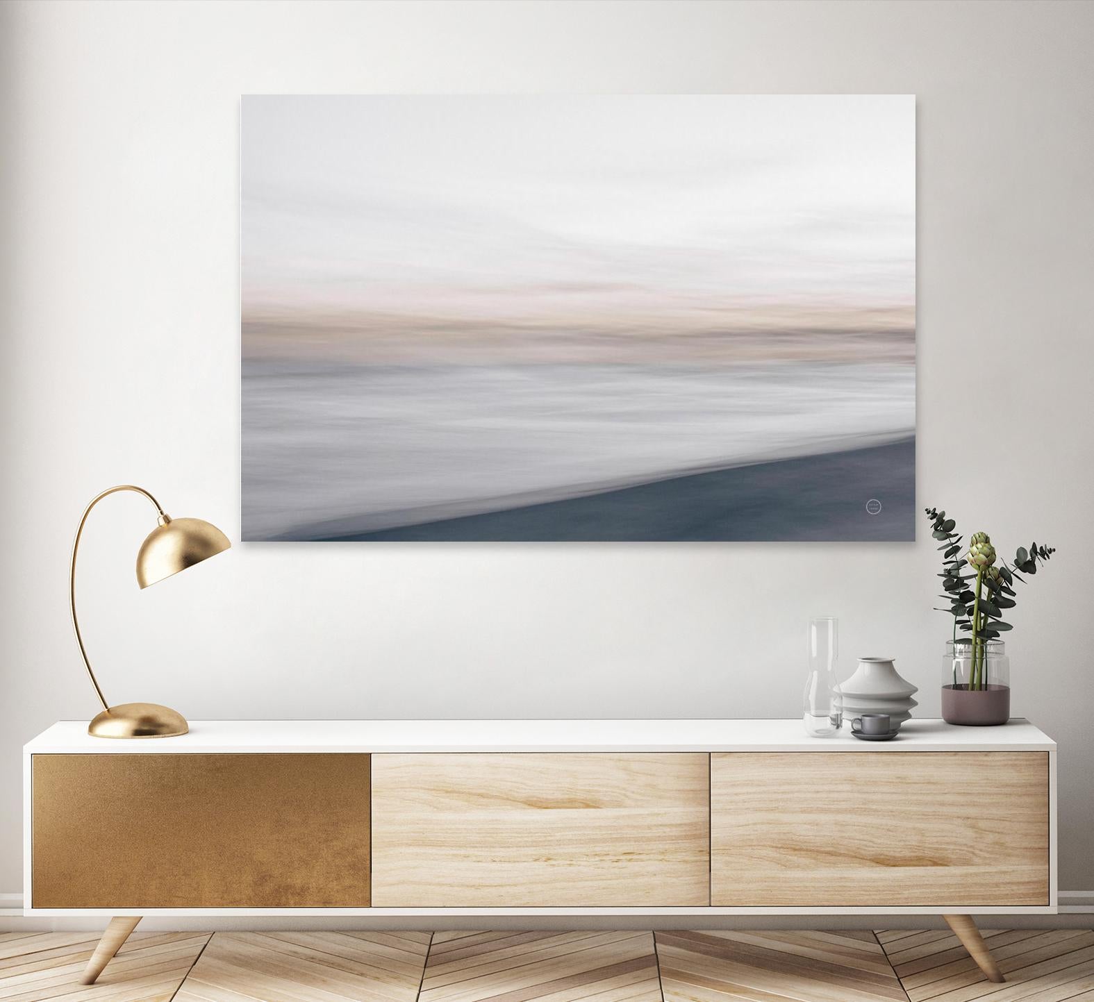 Waves Move Me I by Nathan Larson on GIANT ART - beige coastal & nautical waves