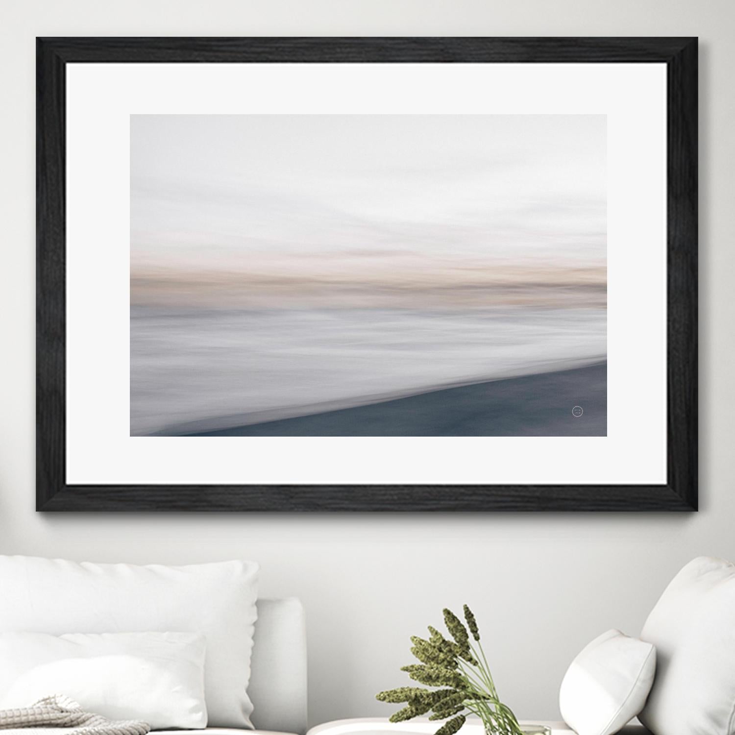 Waves Move Me I by Nathan Larson on GIANT ART - beige coastal & nautical waves