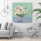 Kristens Peonies by Kellie Day on GIANT ART - pink florals floral