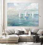 Setting Sail by Danhui Nai on GIANT ART - coastal & nautical blue