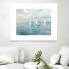 Setting Sail by Danhui Nai on GIANT ART - blue coastal & nautical sails