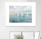 Setting Sail by Danhui Nai on GIANT ART - blue coastal & nautical sails