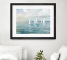 Setting Sail by Danhui Nai on GIANT ART - blue coastal & nautical sails