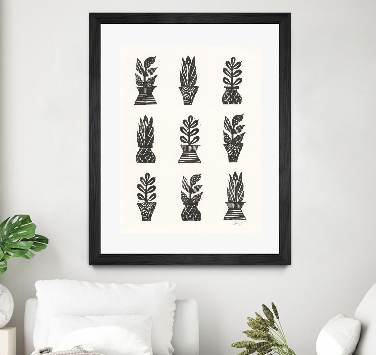 Planted by Courtney Prahl on GIANT ART - white botanical stems