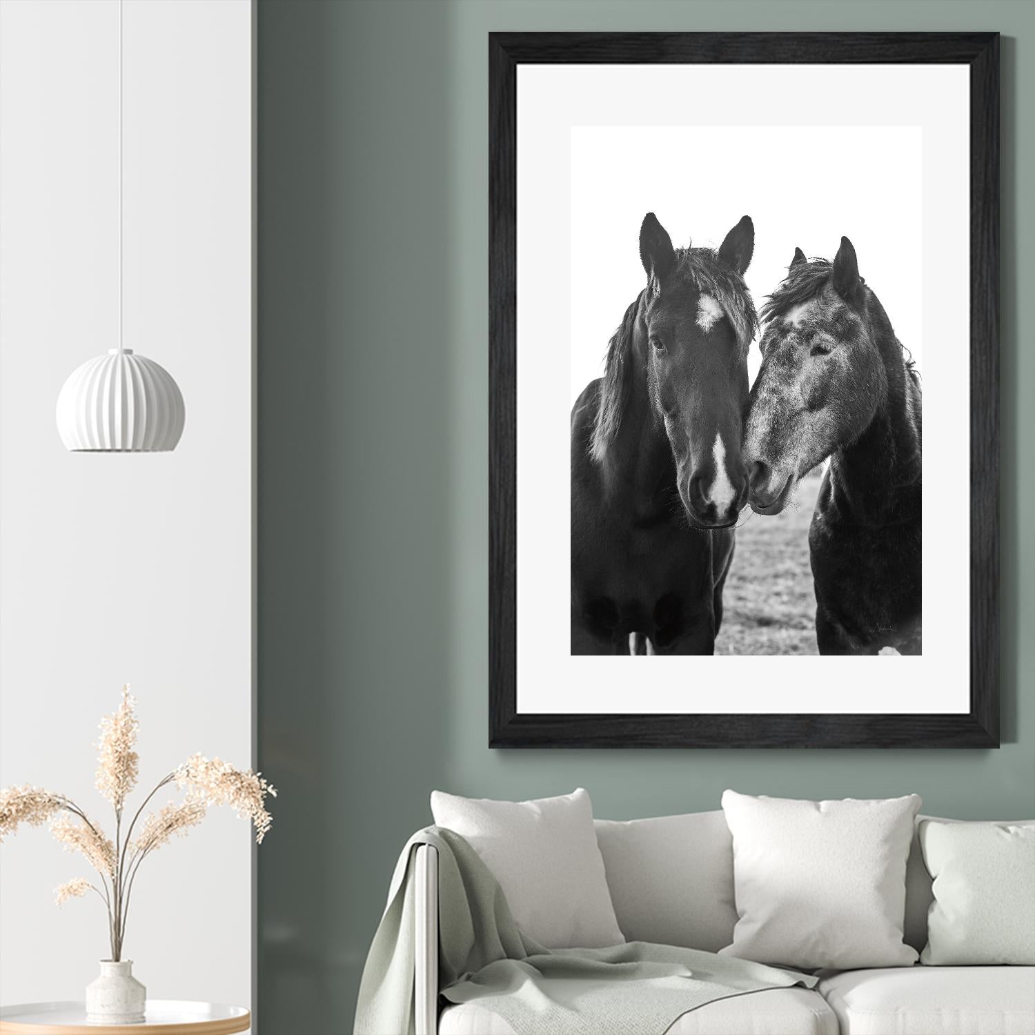 Good Friends Mane by Aledanda on GIANT ART - white farmhouse archibald
