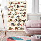 Schoolhouse Alphabet by Wild Apple on GIANT ART - juvenile abcs